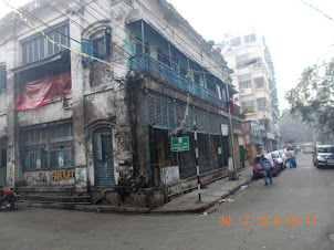 Old World Kolkata. A over 100 years old building on Marcus street  at 9 Chowringee lane.