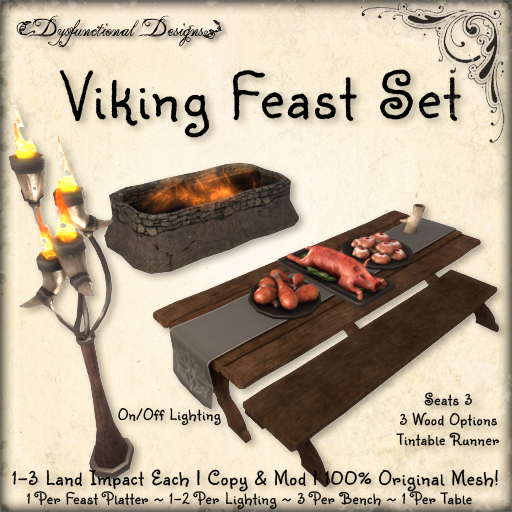 Dysfunctionality The Feast has Arrived Viking Feast Set for TFC!