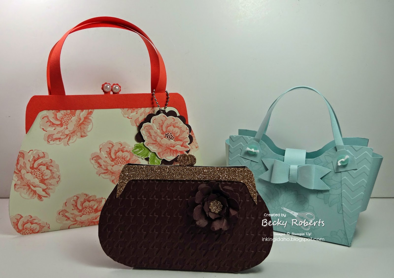 Inking Idaho Purses, Lots of Paper Purses