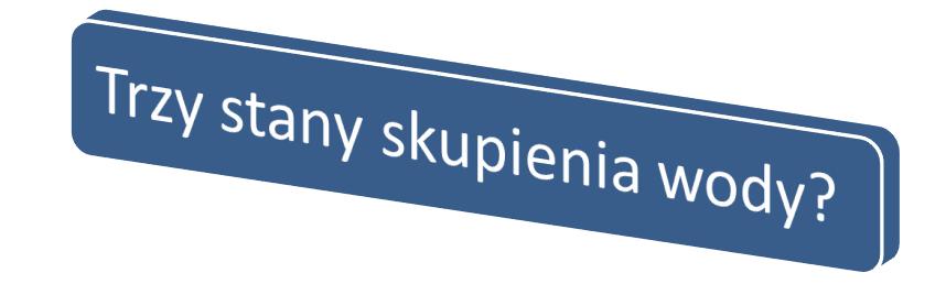 Trzy stany skupienia wody?