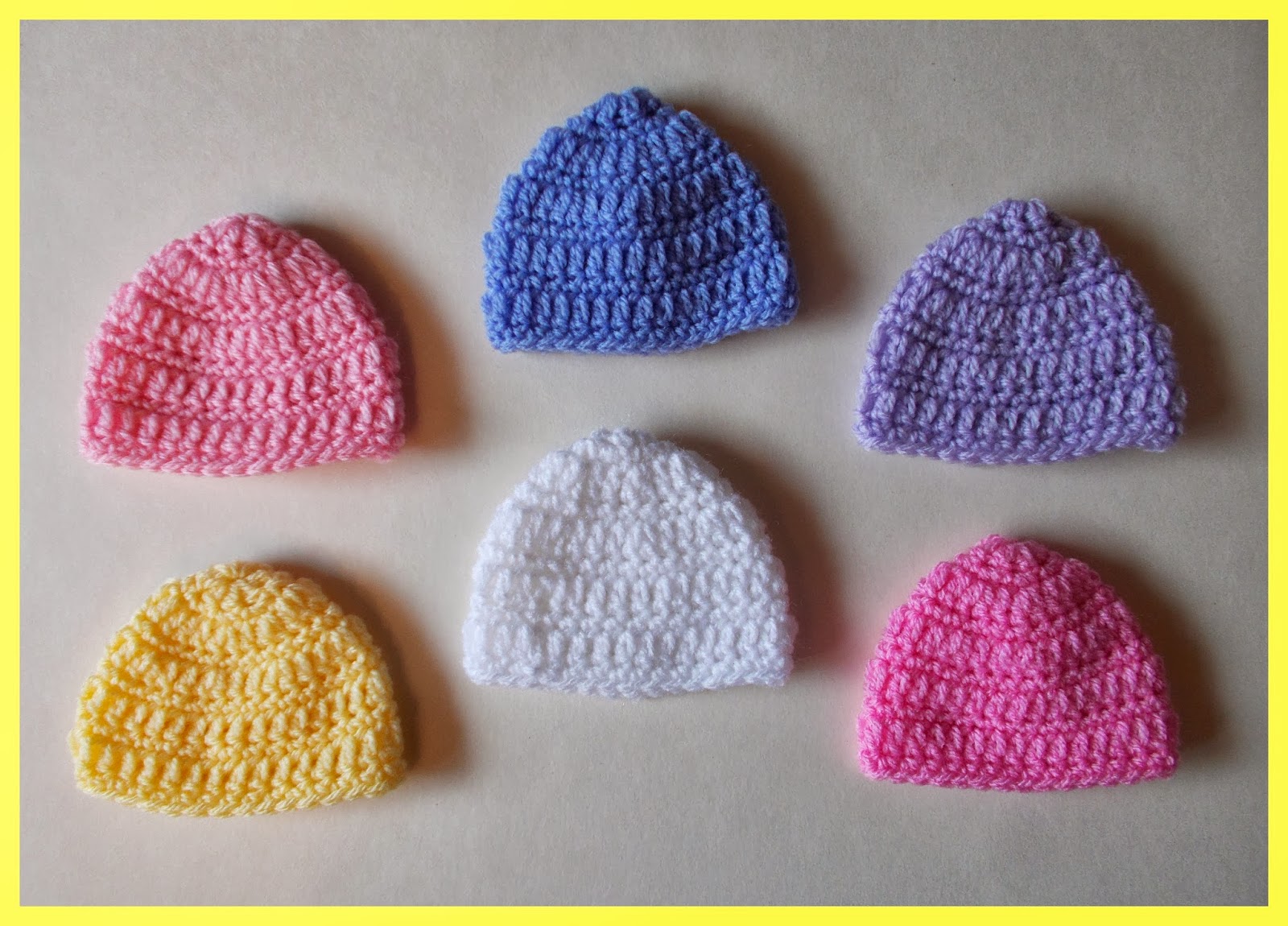 Marianna's Lazy Daisy Days Premature Baby Beanie Hats Donation