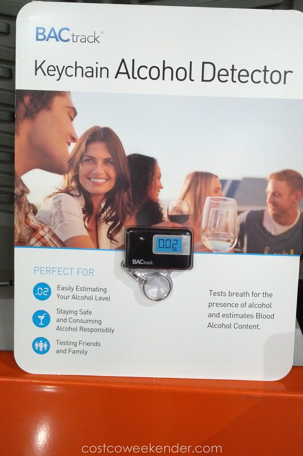 BACtrack Keychain Alcohol Detector Costco Weekender