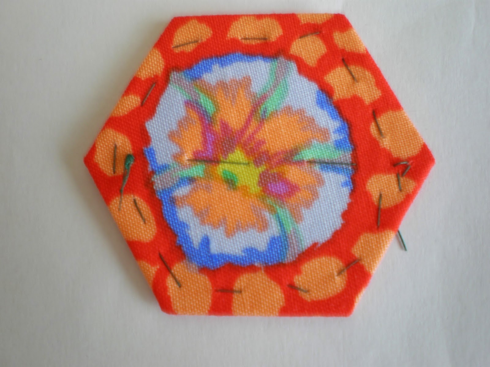 Glorious Applique The Village paper piecing the hexagons tutorial