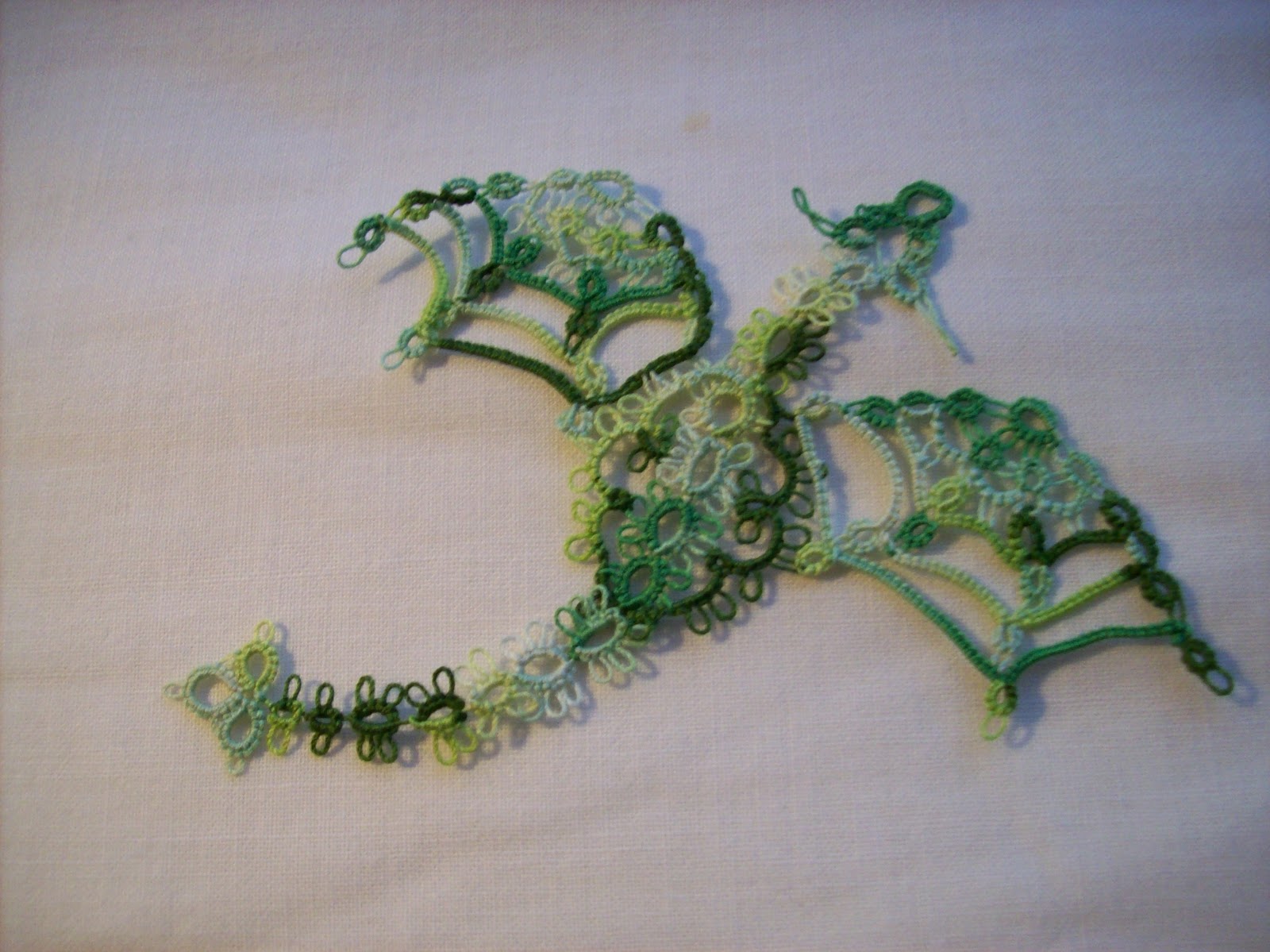 Straight Laced Tatting Tatted Dragon