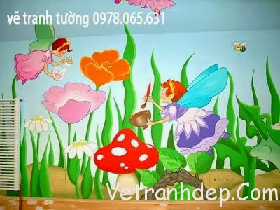 vẽ tranh tường mầm non,mẫu giáo vẽ tranh tường mầm non ,tranh tường mẫu giáo đẹp