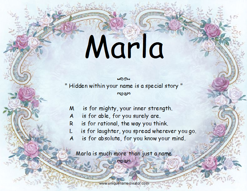 Marla Unique Name Creator