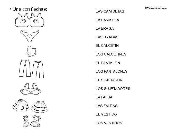 CoSqUiLLiTaS eN La PaNzA BLoGs: LAS PRENDAS DE VESTIR (CON ... CoSqUiLLiTaS eN La PaNzA BLoGs: LAS PRENDAS DE VESTIR (CON ...