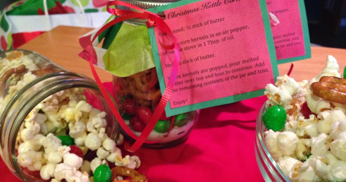 Some Sugar Added Christmas Kettle Corn In a Jar (Recipe ReDux)