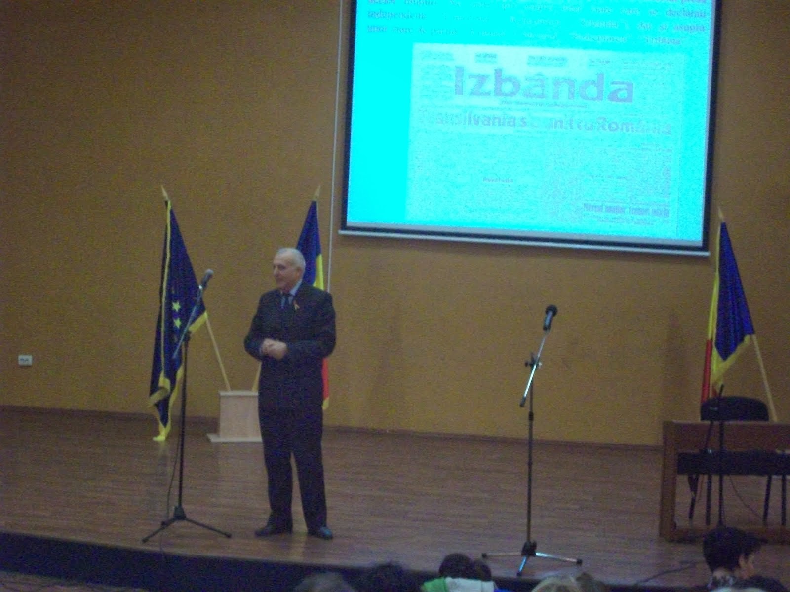 Prof. univ. dr. Gheorghe Cliveti la conferinţa regională dedicată Marii Uniri...