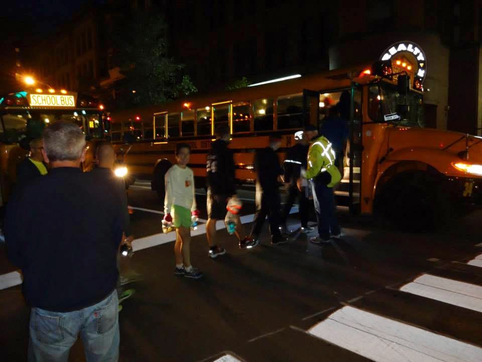 Boarding the Steamtown Bus