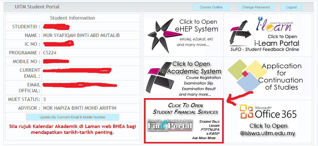 Student financial services uitm