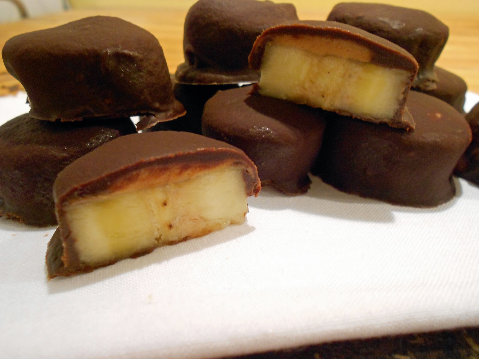 Craft.Create.Love Chocolate Dipped Peanut Butter Bananas