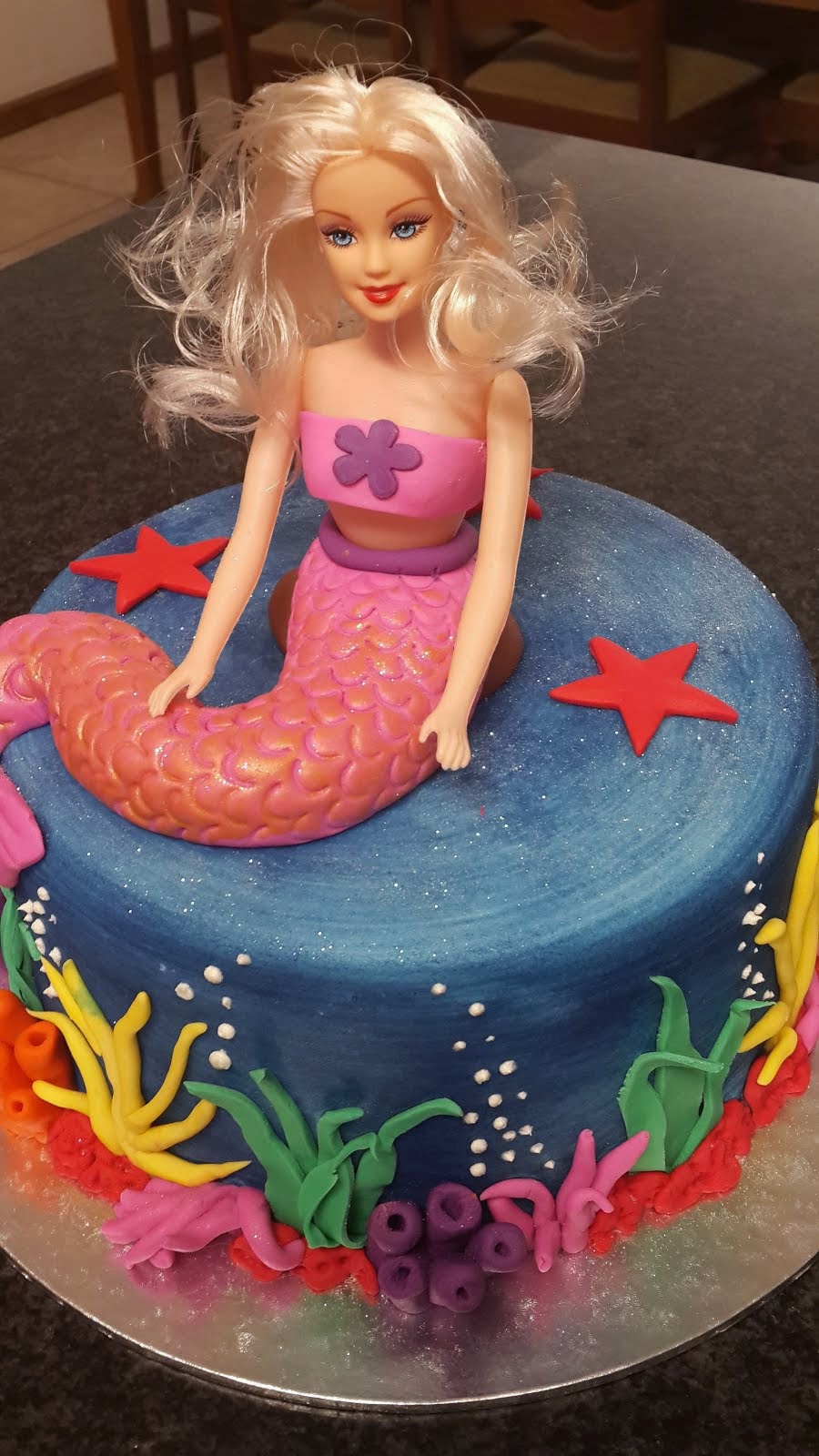 Barbie Mermaid Cake