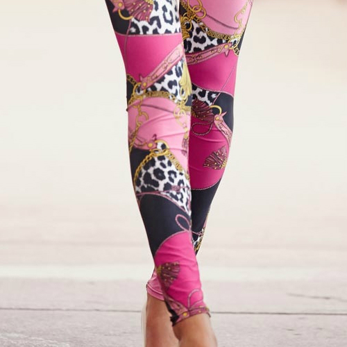 Mintás pink leggings Mintás pink leggings