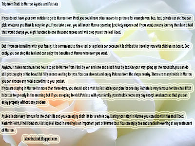 Essay a visit to hill station picture