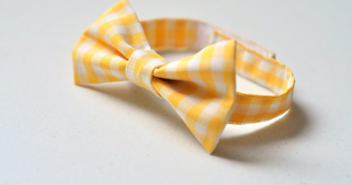 C&C The velcro bow tie tutorial