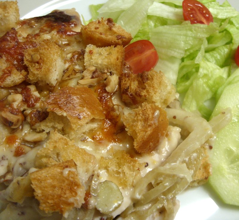 Jenny Eatwell's Rhubarb & Ginger Chicken & Fennel Gratin