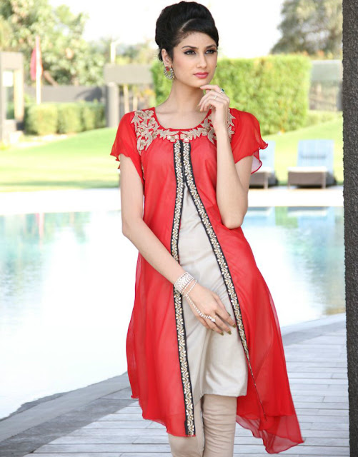 Latest Design of Georgette Kurtis 2015