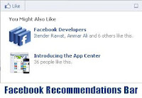 «Facebook Recommendations Bar» գադջիթը Blogger-ի համար