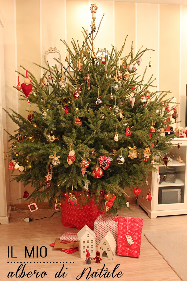 Albero Di Natale Bianco E Rosso Shabby.Natale Al Verde Il Mio Albero Di Natale Home Shabby Home Arredamento Interior Craft