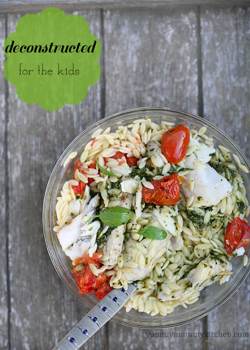 Grilled Halibut and Tomatoes with Pesto Orzo Yummy Mummy Kitchen A