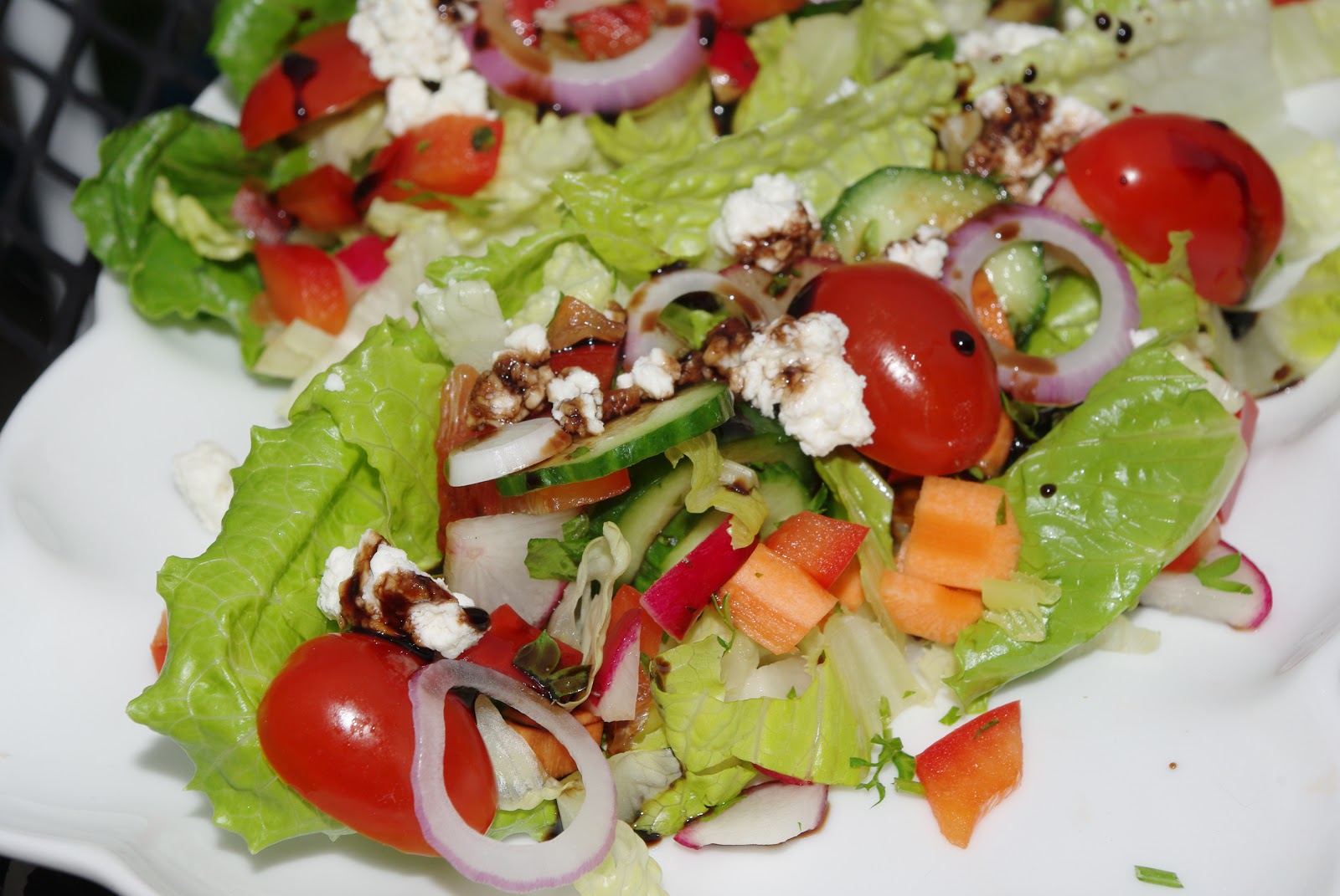 Mennonite Girls Can Cook Lettuce Boats with Balsamic Drizzle