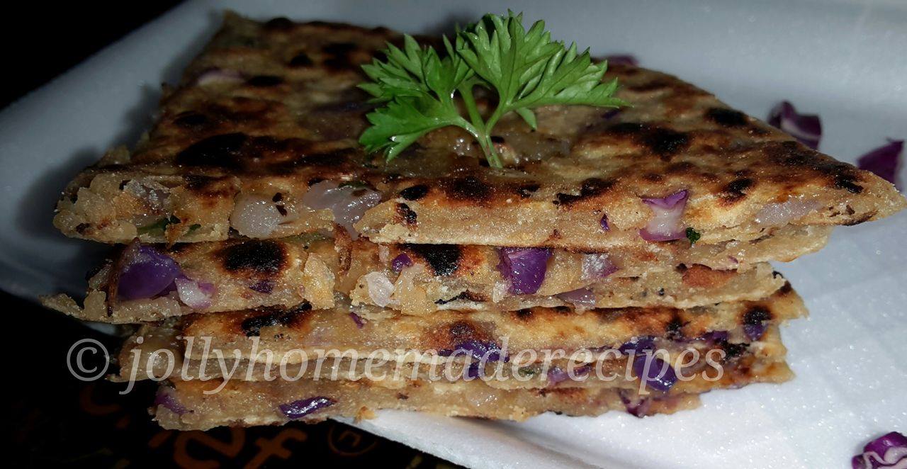 Purple Cabbage Paratha Recipe, How to make Healthy Purple Cabbage