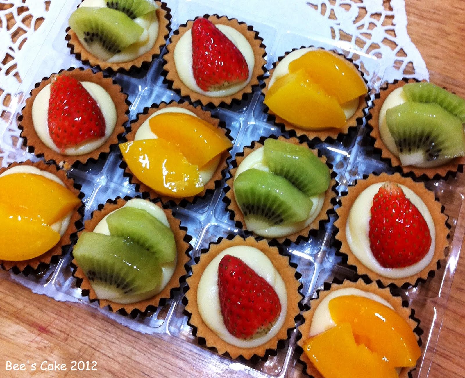 Bee's Cake Mini Fruit Tarts