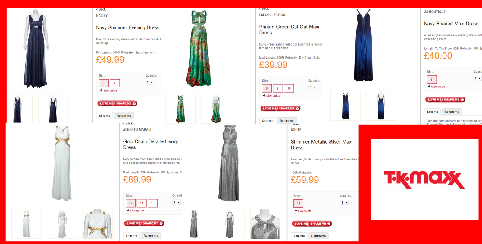 tk maxx prom dresses