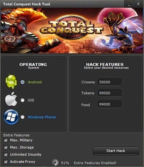 total conquest hack without survey total conquest hack without survey