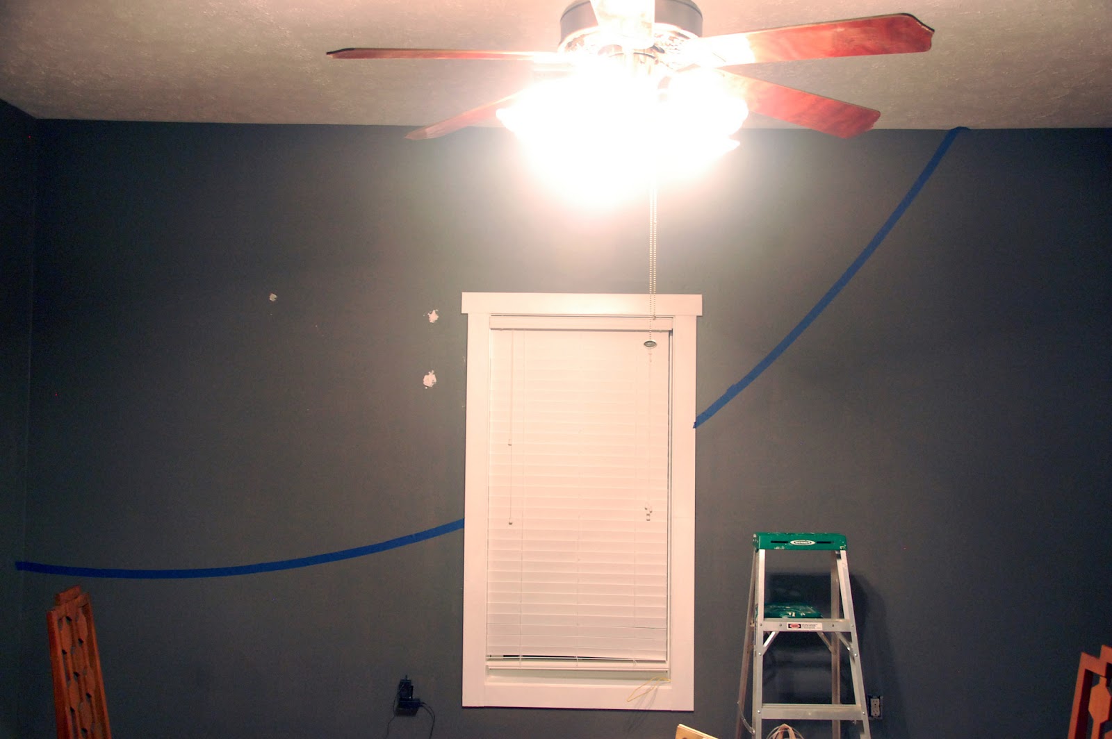 The Hippie Homestead How to Paint a Curve on the Wall