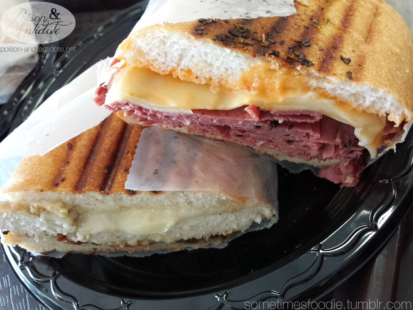 Sometimes Foodie Corned Beef Panini Wildwood Bagel Wildwood, NJ