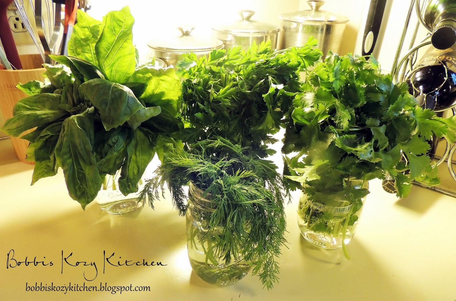 How to Store Fresh Herbs Bobbi's Kozy Kitchen