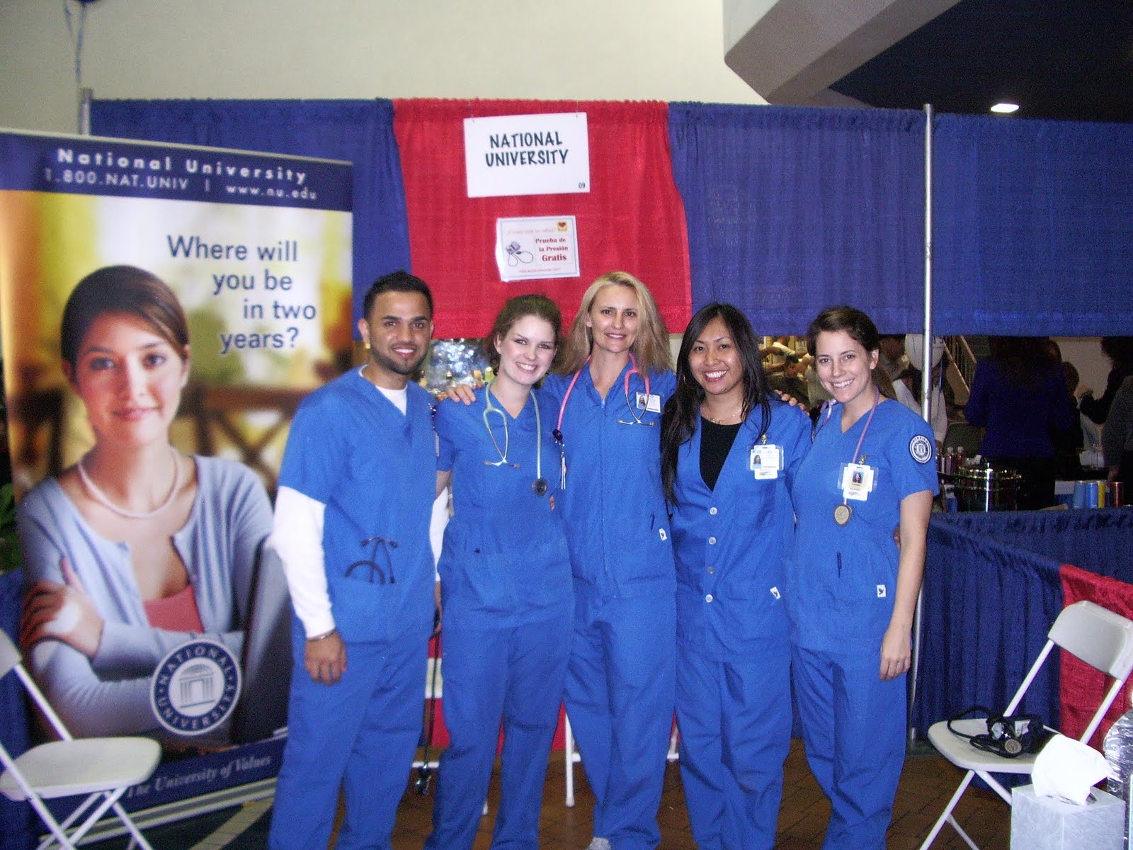 Fresno Nursing Students Attend a Health Fair