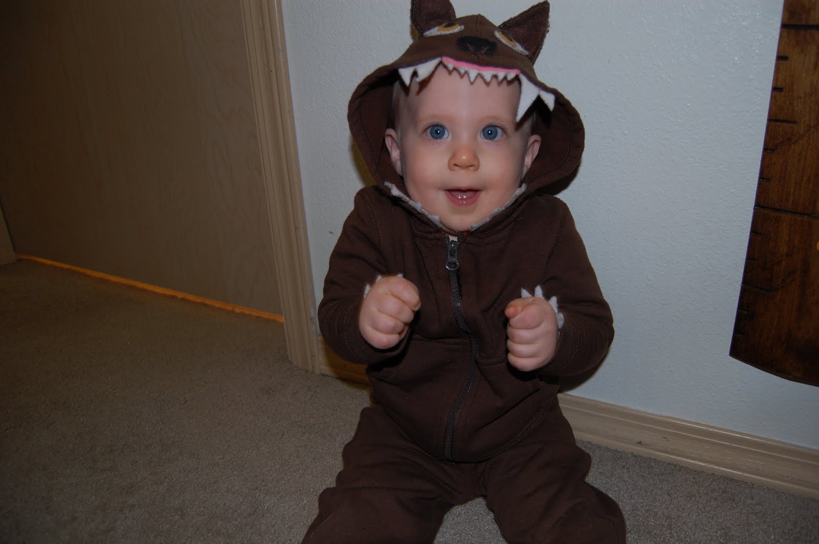 Christiney's Crafts Baby Wolf Hoodie Costume