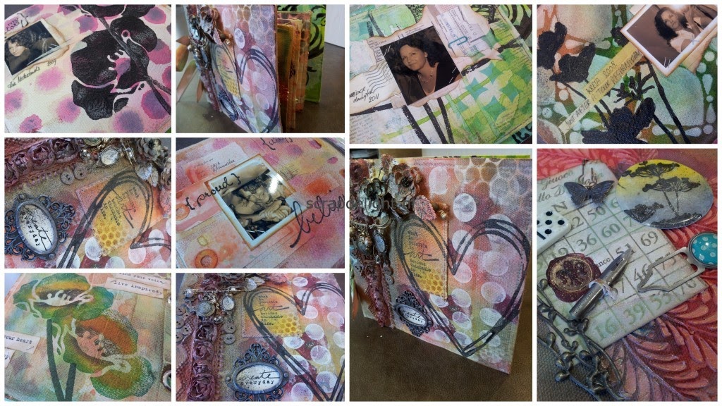 Just Jolande mixed media bij Scrapdelight 8 dec a.s.