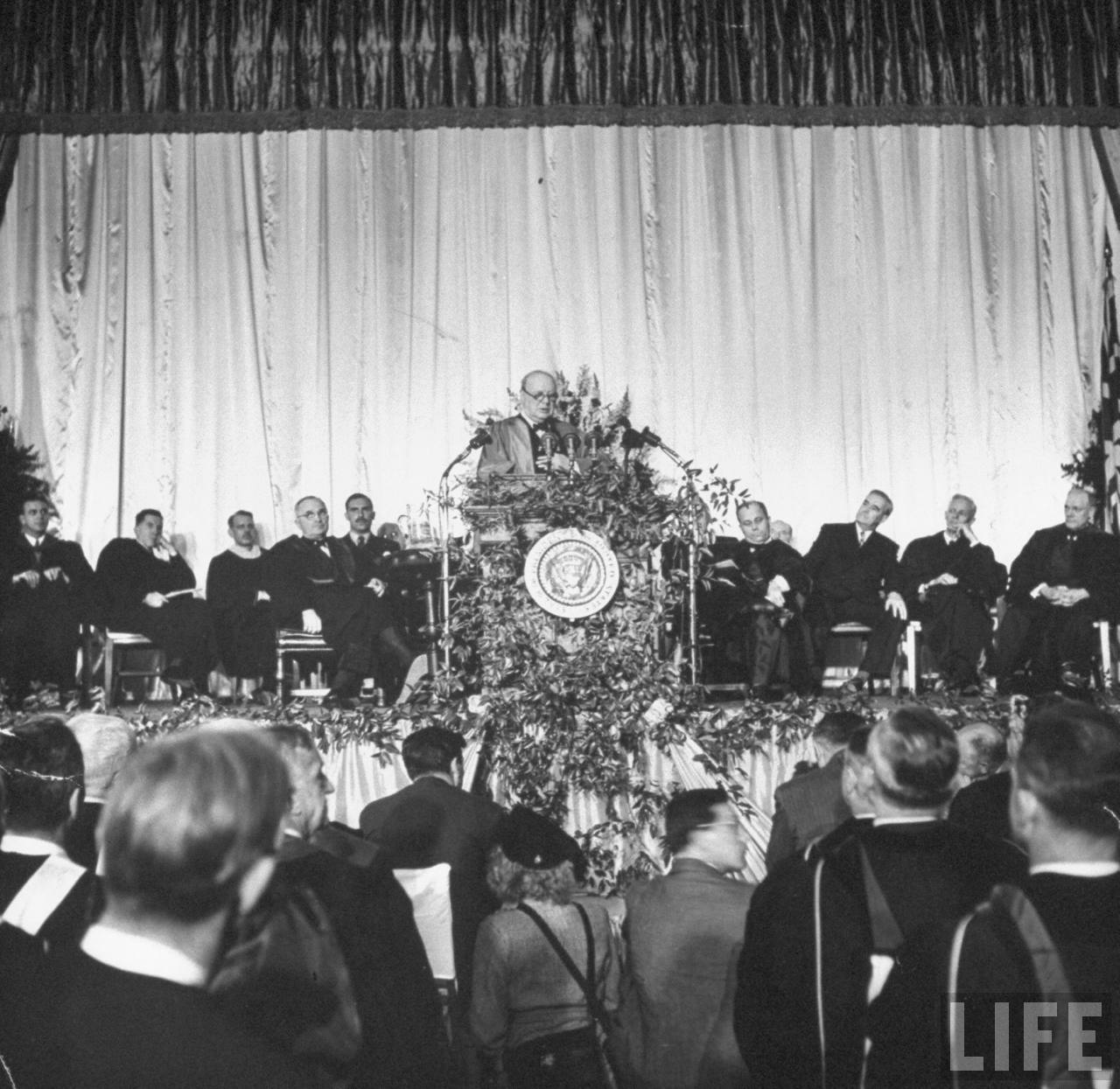 Churchill’s Iron Curtain Speech vintage everyday