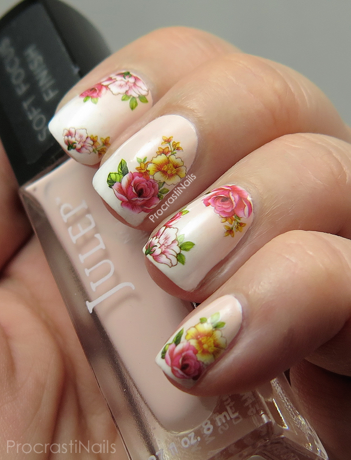 Dreamy Grant Nail Art With Fl Water Decals From Born Dreamy Grant Nail Art With Fl Water Decals From Born Pretty