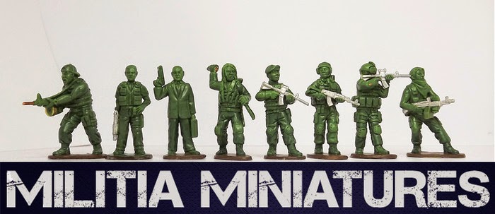 Roleplaying 28mm Modern Wargames Militia Miniatures Boxes 
