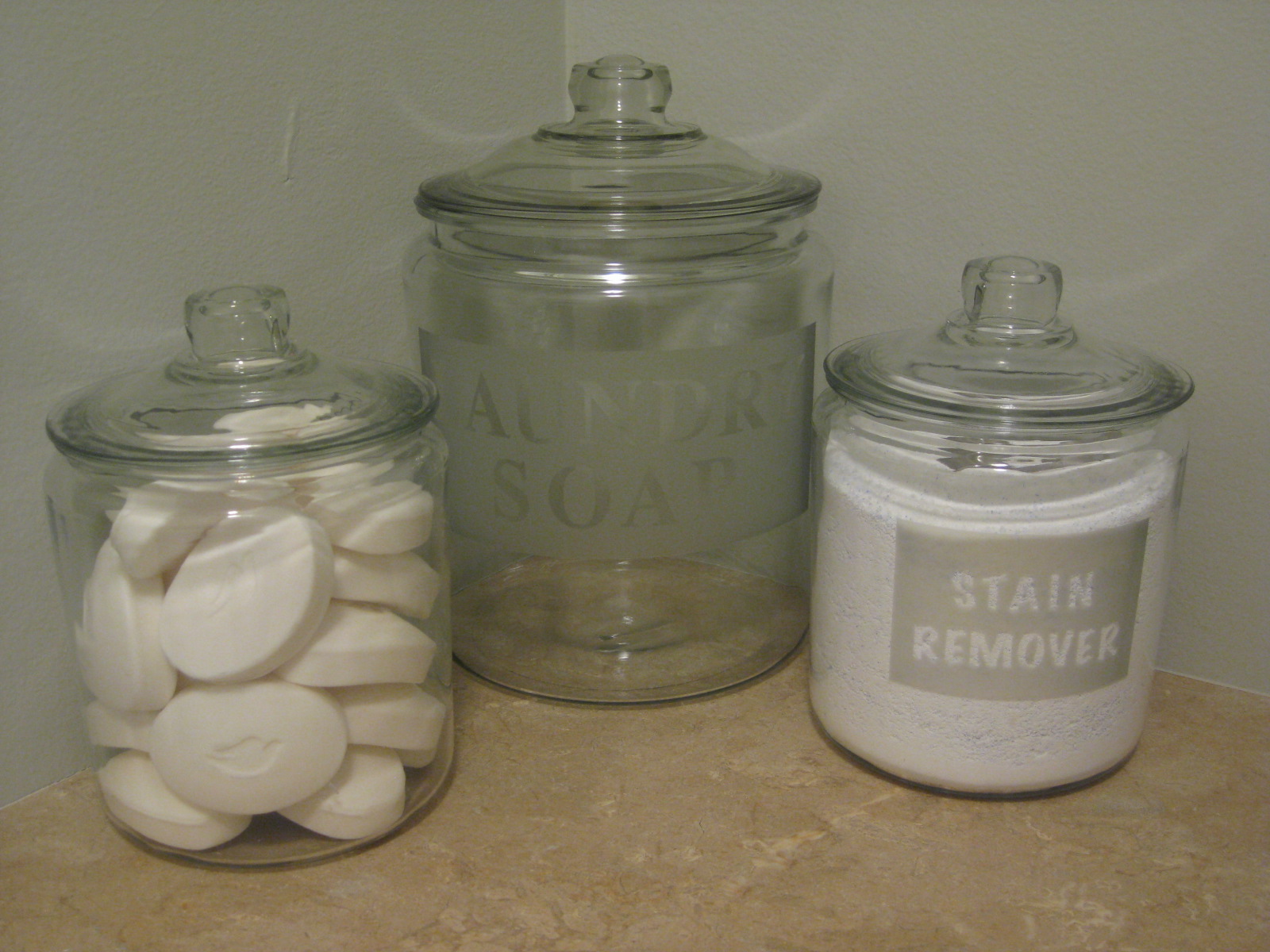 TDA decorating and design DIY Frosted Etched Jar Tutorial