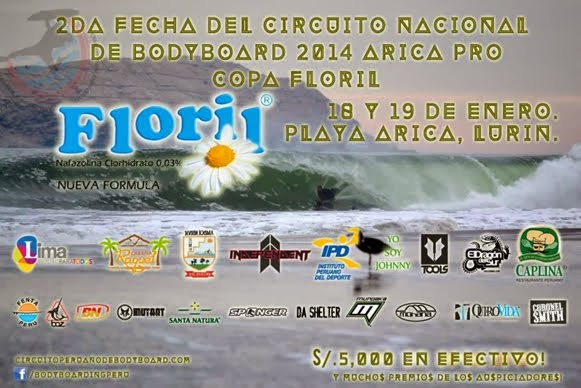 2da. FECHA DEL CIRCUITO PERUANO DE BODYBOARD / ARICA 2014