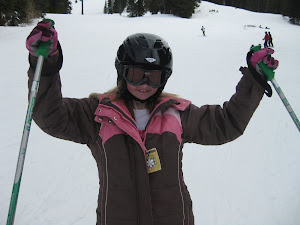 Ashlee loves skiing with Dad