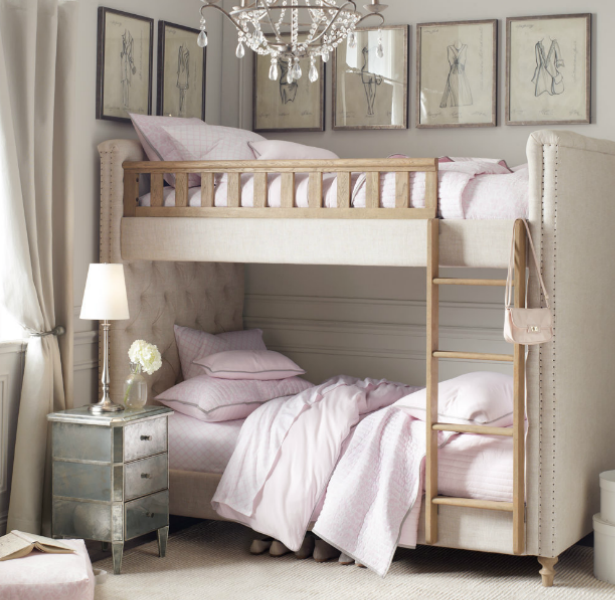 Nursery Notations Upholstered Bunk Beds