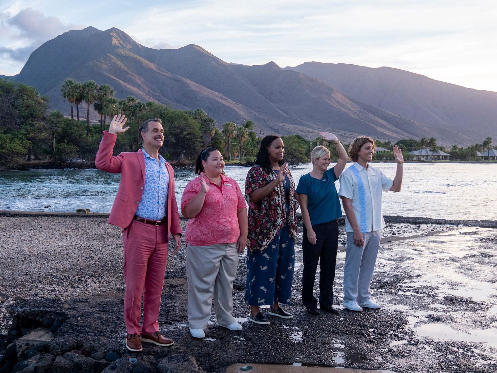 El elenco de 'The White Lotus' en una escena de la miniserie El elenco de 'The White Lotus', en una escena de la miniserie de HBO España