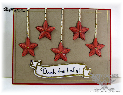 Crafty Colonel Donna Nuce for House of Cards Challenge Blog, DeeDee's Digi Ornament Traditional, Christmas Card