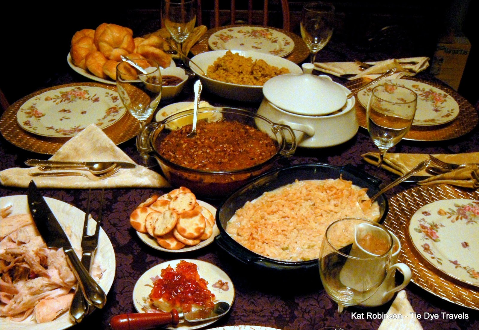 Thanksgiving night before cooking