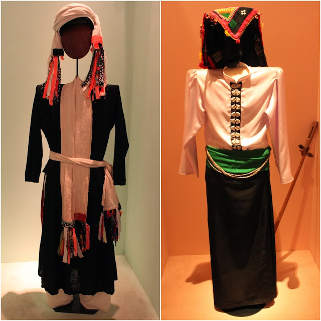 Vietnamese cultural garments (traditional clothes) at Museum of Ethnology in Hanoi, Vietnam Vietnamese cultural garments (traditional clothes) at Museum of Ethnology in Hanoi, Vietnam