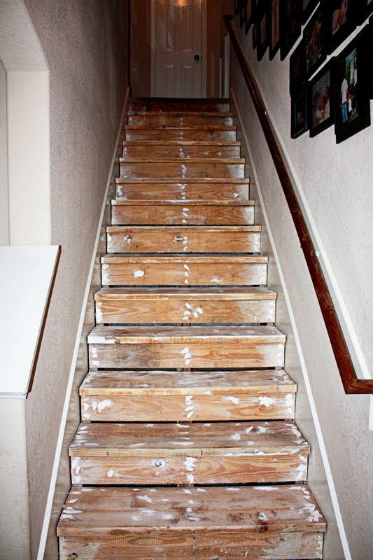 The Hamiltons Ripping the Carpet off Our Stairs