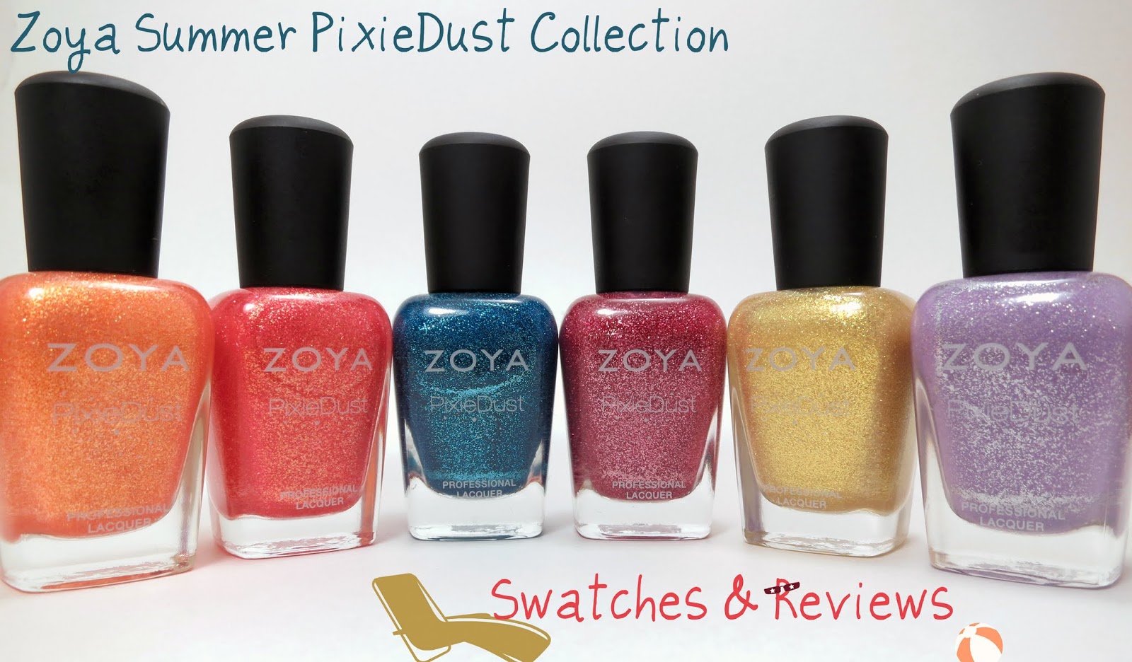 Oh Three Oh Four Zoya Summer PixieDust Collection Swatches & Reviews