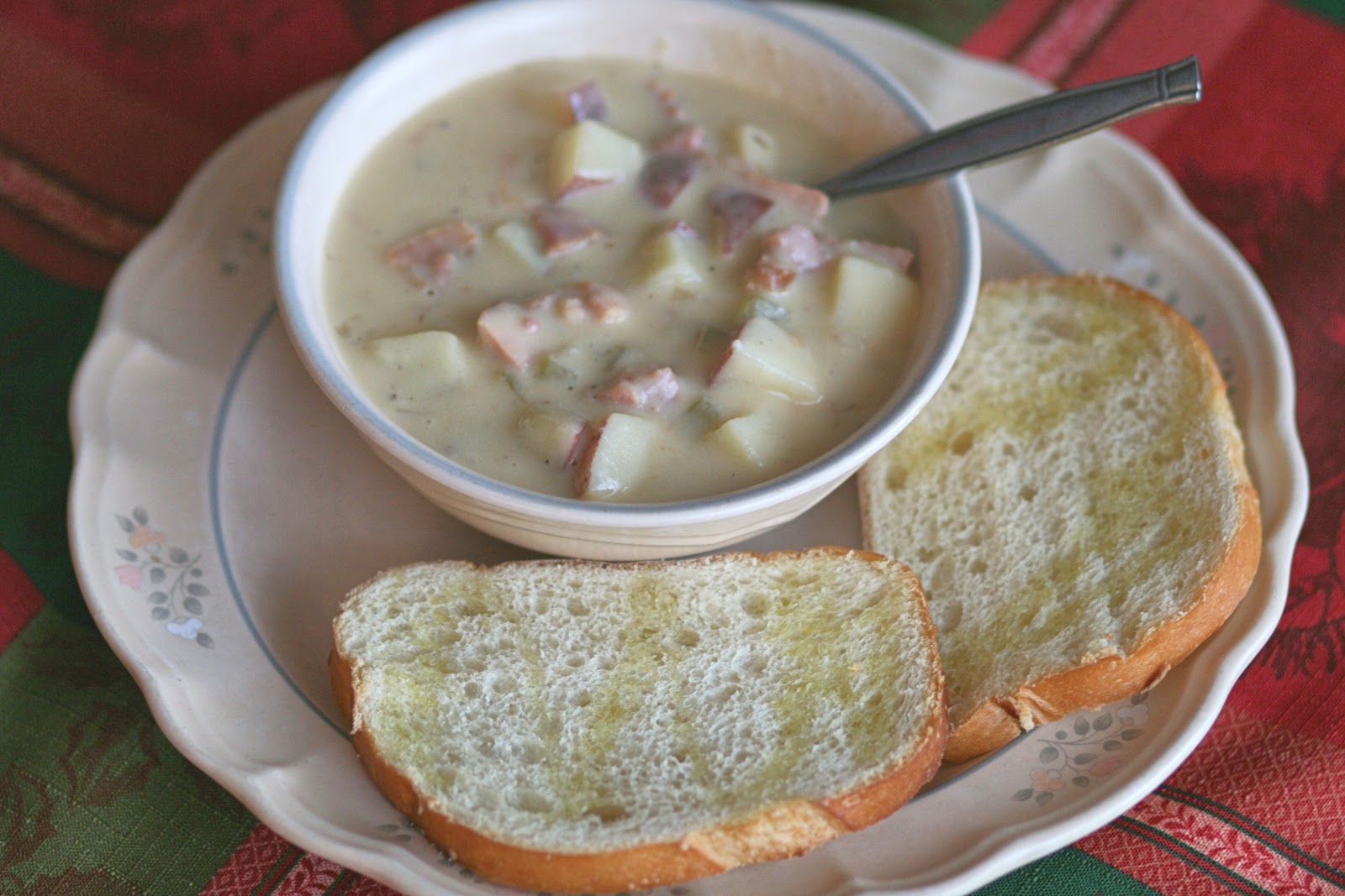 Heather Rolin Scalloped Potatoes & Ham Soup